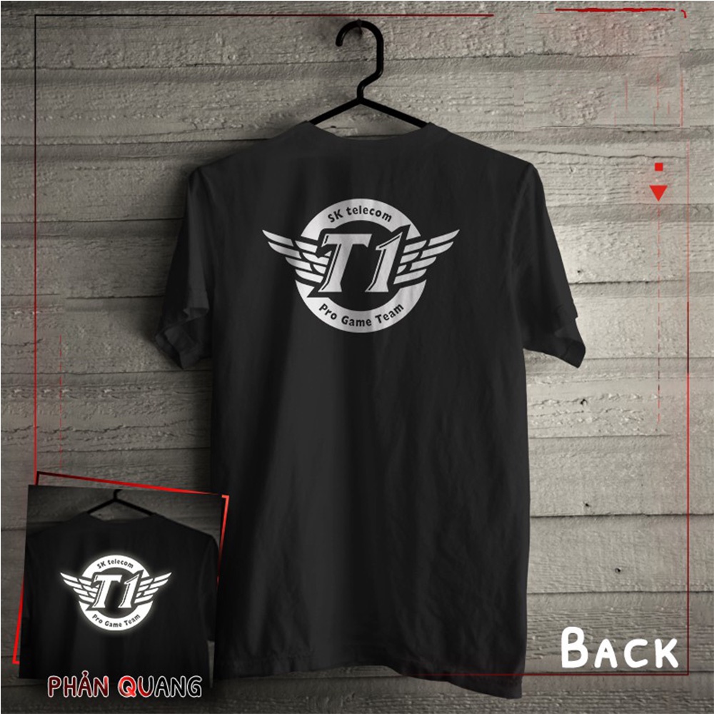 Áo thun unisex gaming LOL SK Telecom T1 - GAM - EVOS - Dashing Buffalo phản quang esports nam nữ tay ngắn