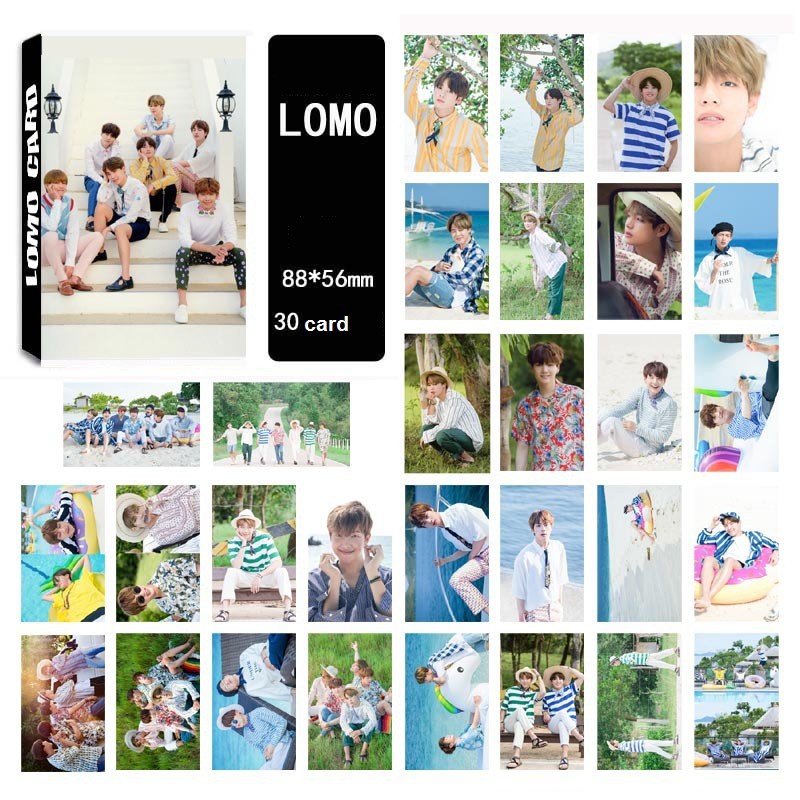 Lomo hình BTS - 1 [Đơn 50k tặng kẹp tóc Hàn Quốc cực xinh]