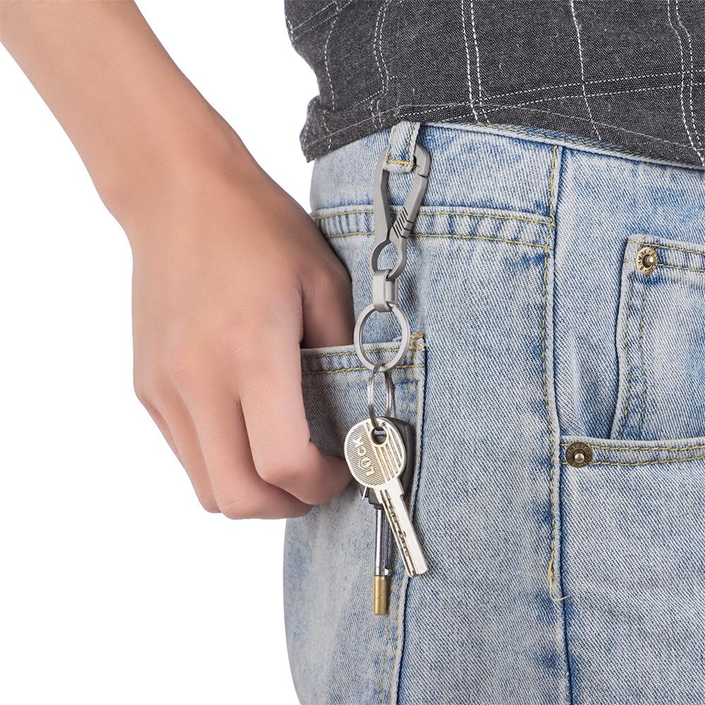 Móc Chìa Khóa Bằng Titan Siêu Nhẹ EDC