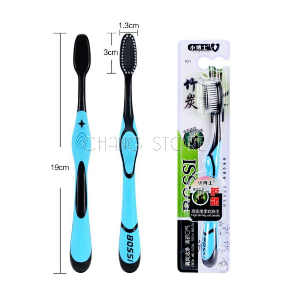 RẺ VÔ ĐỊCH ]1 Hộp Bàn Chải Đánh Răng Than Tre Hoạt Tính BOSSI Siêu Mềm Giảm Ê Buốt Nhập Khẩu Hàn Quốc