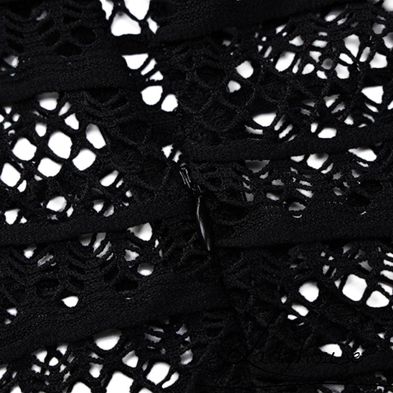 Áo thun lửng tay dài cổ lọ có khóa kéo hở lưng thời trang quyến rũ cho nữ