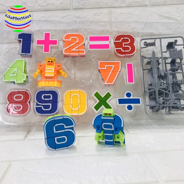 Bộ Số Lắp Ráp Biến Hình Siêu Nhân - Đồ Chơi Bé Trai