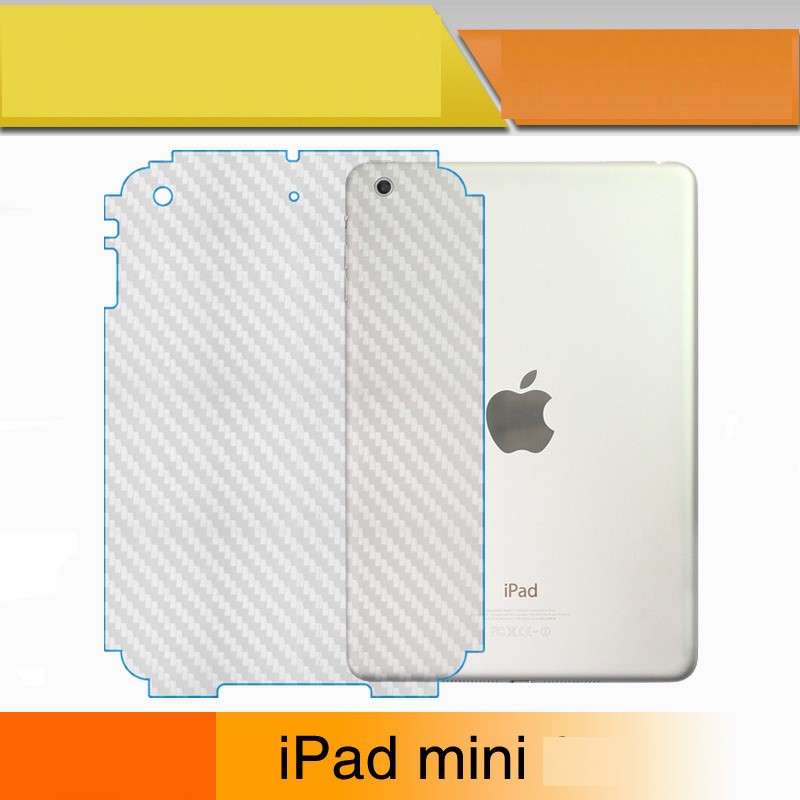 Miếng dán carbon 3D mặt lưng cho ipad new 2017/ ipad air/ ipad air 2/ ipad mini 123/ ipad mini 4/ pro 9.7/ pro 10.5