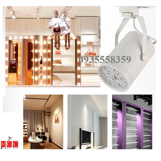 đèn ray led siêu sáng-đèn cho shop