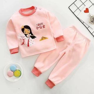 Bộ nỉ bông quảng châu cho bé