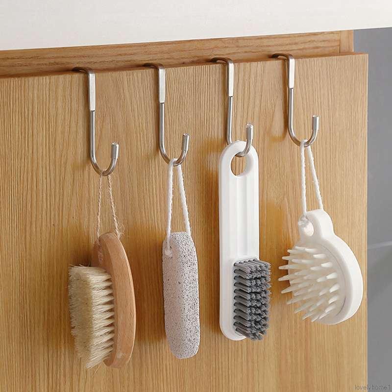 Móc Treo Đồ Hình Chữ S Bằng Thép Không Gỉ Gắn Tường / Cửa Không Cần Khoan Lỗ