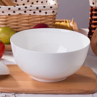 Set 5 tô sứ khum trắng cao cấp đủ size