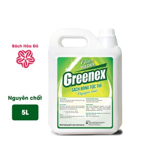 Nước rửa chén GREENEX can 5L - Nguyên Chất Không Hương