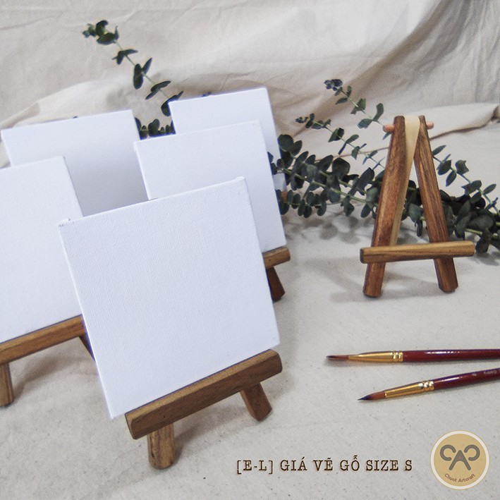 Khung Tranh Canvas Mont Marte - Khung Canvas Mini - Toan Ép Mini 10x10cm [Bộ 5 cái]