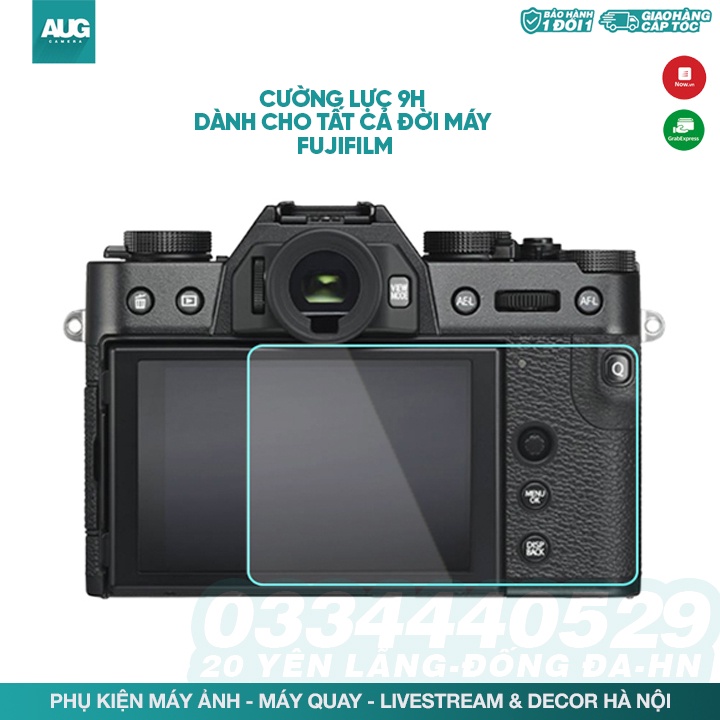 Tấm dán kính cường lực máy ảnh FUJIFILM  - AUG Camera