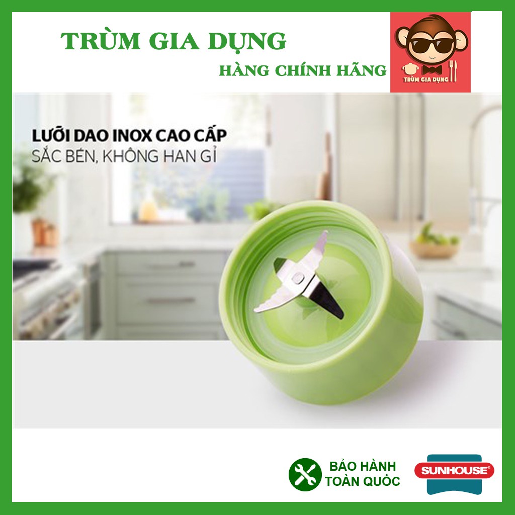 Phụ kiện máy xay sinh tố Sunhouse SHD5112, SHD5323, cối to nhỏ đầy đủ, gioăng cao su và lưỡi dao -anhsonnd18