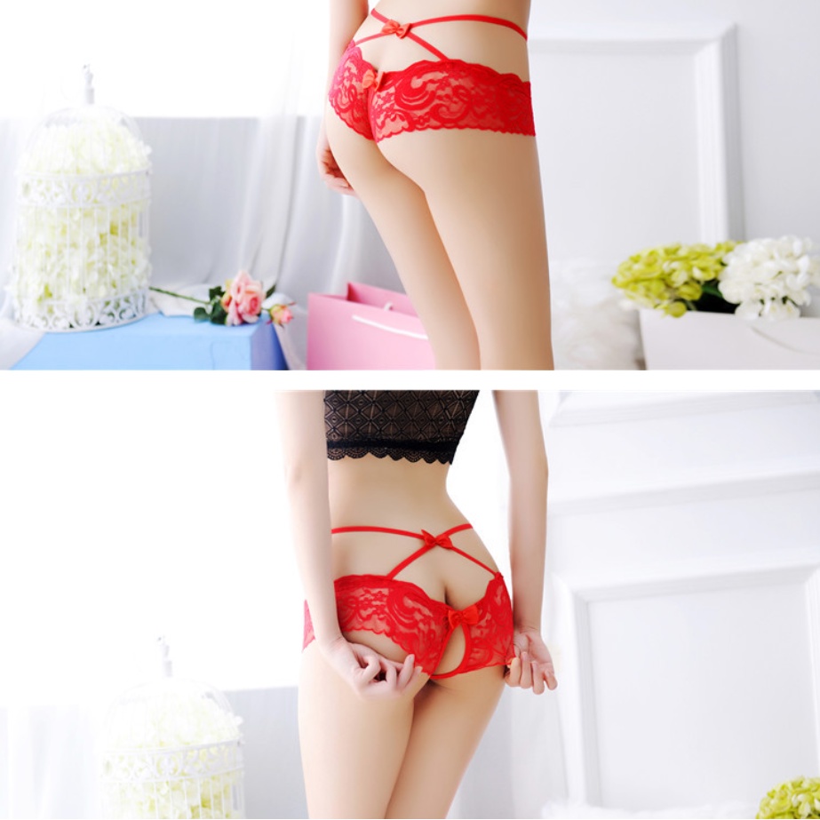 Quần lọt khe không đáy quyến rũ quần chip lọt khe dây chéo ren sexy | BigBuy360 - bigbuy360.vn