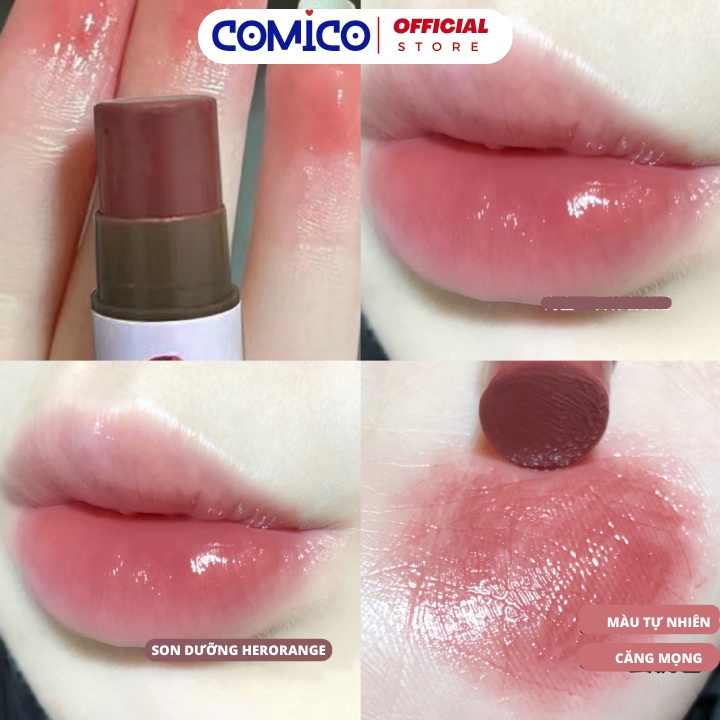 Son Dưỡng Có Màu Herorange Nội Địa Trung Căng Mịn Mềm Mượt Môi COMICO SM21
