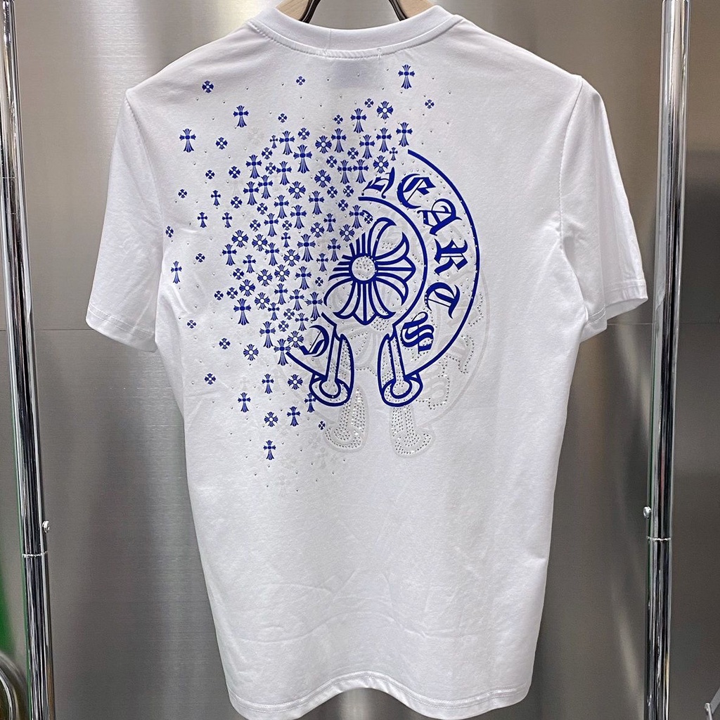 Áo Thun Cotton Ngắn Tay In Họa Tiết Thời Trang Cho Nam Nữ