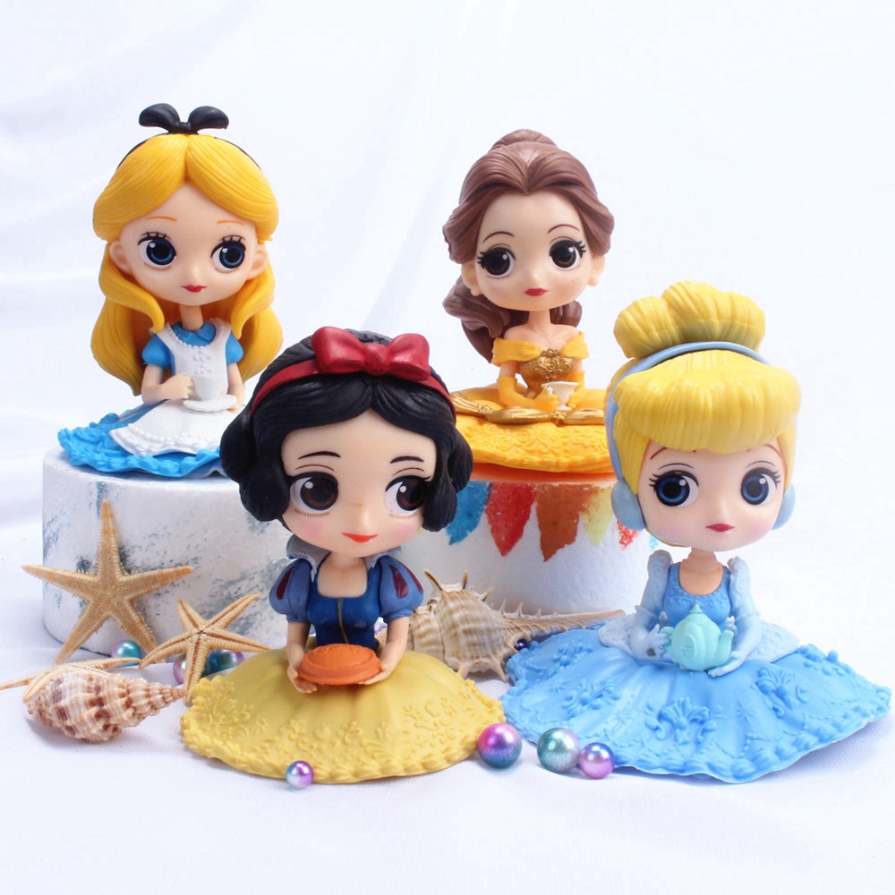 Set 6 Mô Hình Đồ Chơi Nhân Vật Công Chúa Disney Xinh Xắn