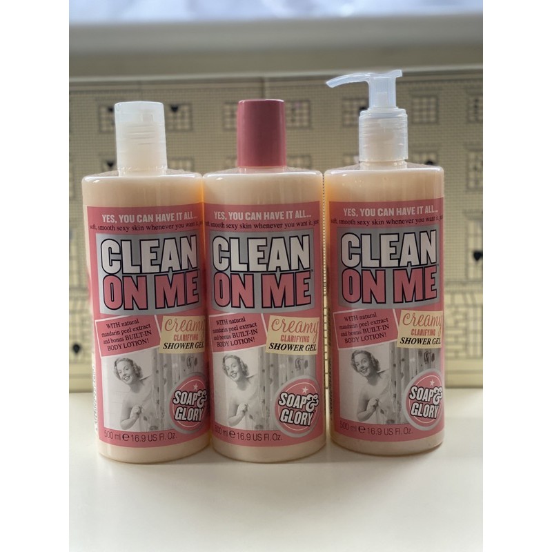 Sữa tắm Soap and Glory Clean on me 500ml (Sản xuất tại Anh) | BigBuy360 - bigbuy360.vn
