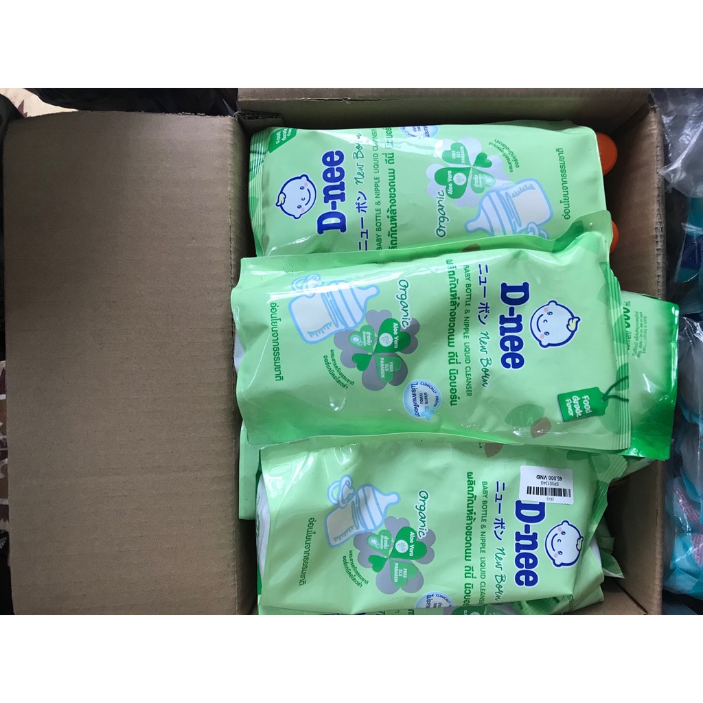 Túi nước rửa bình sữa Dnee 600ml