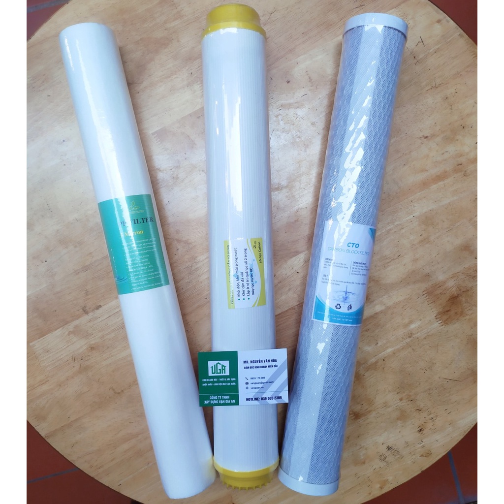 Lõi Lọc Nước 1 2 3 Cation Khử Đá Vôi Đầu Nguồn 20 inch - HOAKarofi