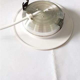 D09 Đèn led Âm Trần Đế xanh Gía Sỉ, Đèn Âm Trần Liền Thể 7w 3 Màu Không Cần Chấn Lưu Rời