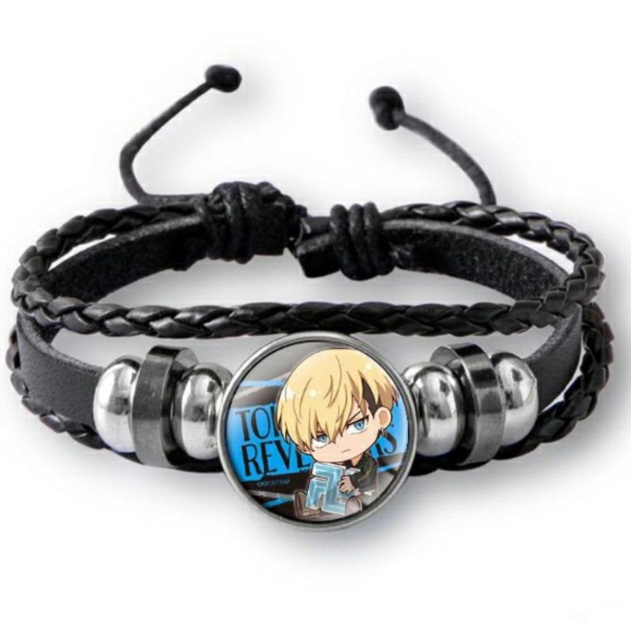 Vòng Đeo Tay Băng Da Tokyo Revengers Tùy Chỉnh Tiện Dụng