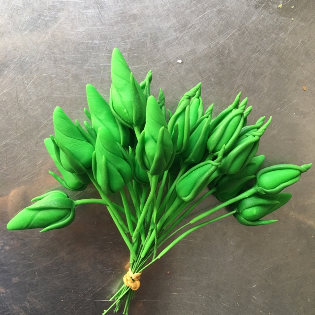 Nụ cát tường đất sét 1 bó 25 cái