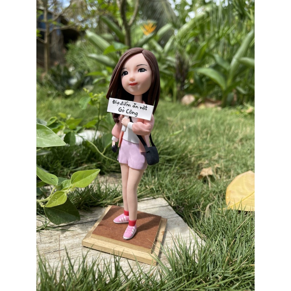 Tượng chân dung chibi đất sét nhật quà tặng handmade theo yêu cầu vunguyen911993999