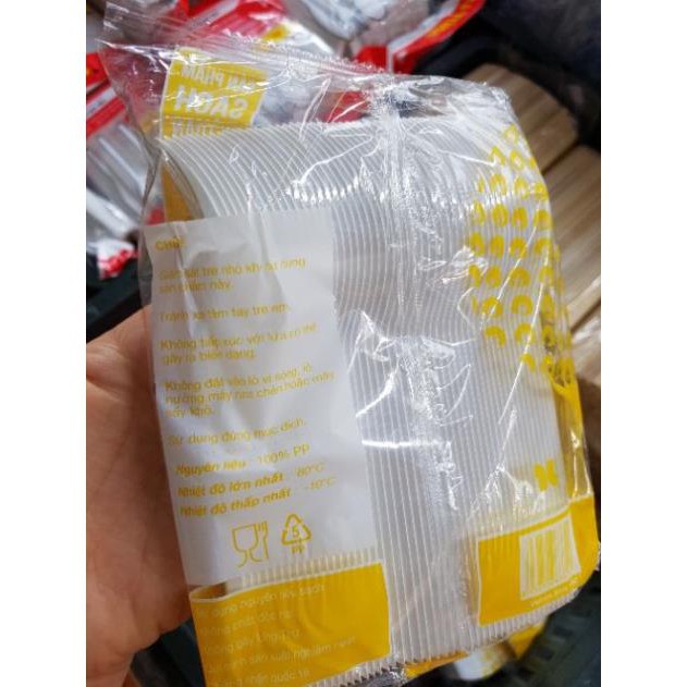 Gói 50 dĩa nhựa dùng 1 lần