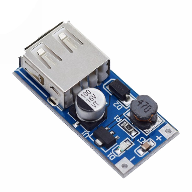 DC DC 0.9V-5V đến 5V 600MA Bộ sạc dự phòng nguồn điện Step Up Boost Converter Module cung cấp điện áp Mô-đun sạc đầu ra USB Mạch sạc