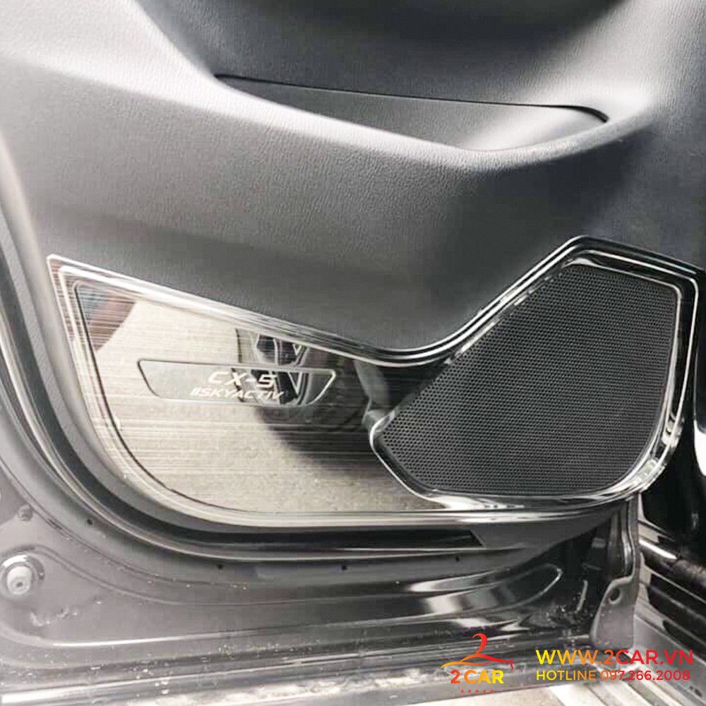 Ốp Tapli, màng loa Cánh Cửa Xe Mazda CX5, Ốp chống xước cánh cửa xe Mazda CX5, Hàng TiTan Cao Cấp