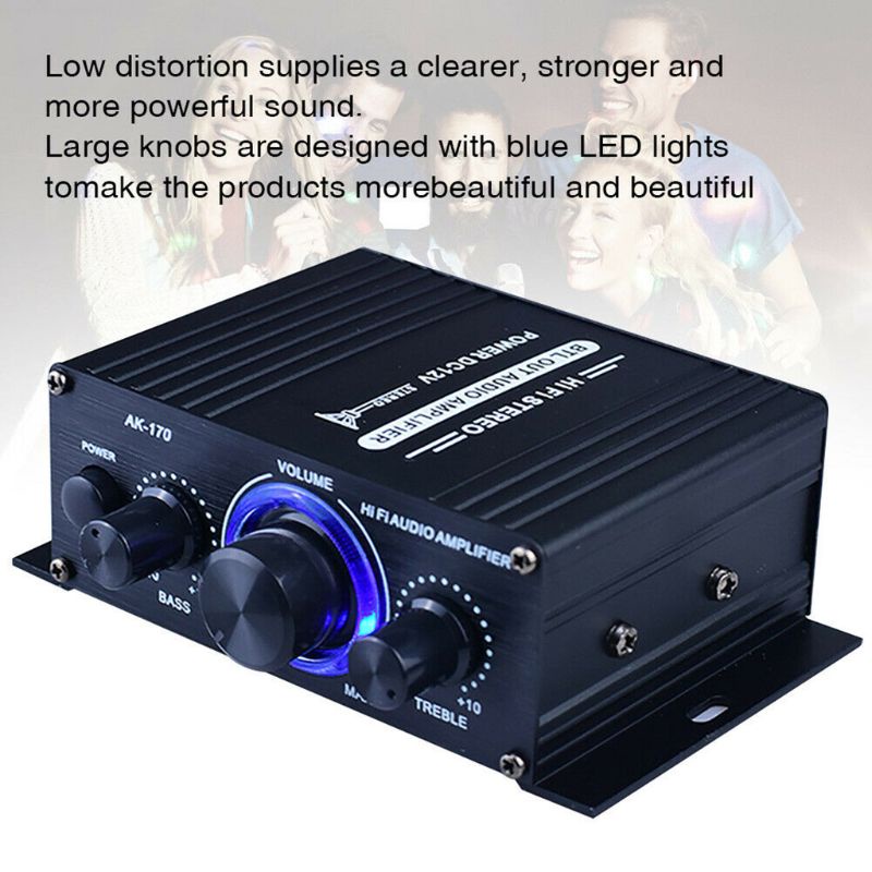 Bảng Mạch Giải Mã zzz 400W DC12V Không Dây Cho Loa Xe Hơi