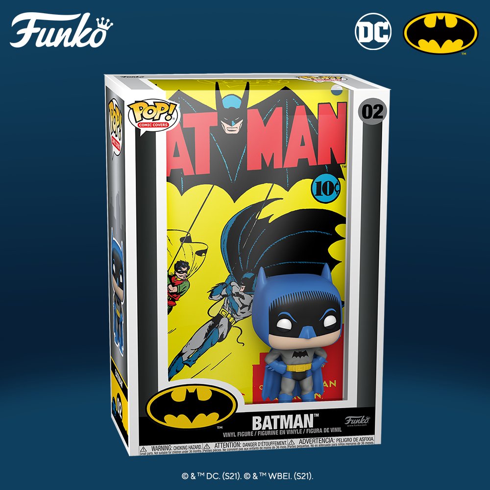 Chính hãng mô hình funko pop comic cover batman người dơi - ảnh sản phẩm 2