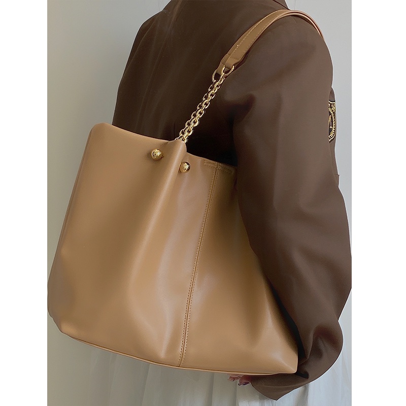 Túi tote Đeo Vai Kích Cỡ Lớn Kiểu Dáng Đơn Giản Hợp Thời Trang