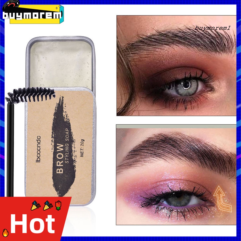 (Hàng Mới Về) Sáp Tạo Kiểu Lông Mày Không Màu Lâu Trôi 20g Cho Nữ