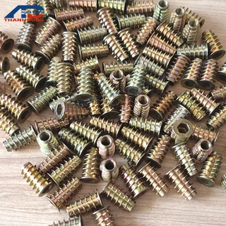 Ốc Cấy Gỗ Có Vành ( K VÀNH) M6x20[GỐI 50 CON]