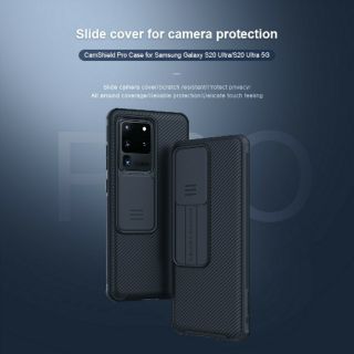 Ốp Điện Thoại S20 Plus, S20 Ultra Hãng NILLKIN Có Nắp Trượt Bảo Vệ Camera Sau.