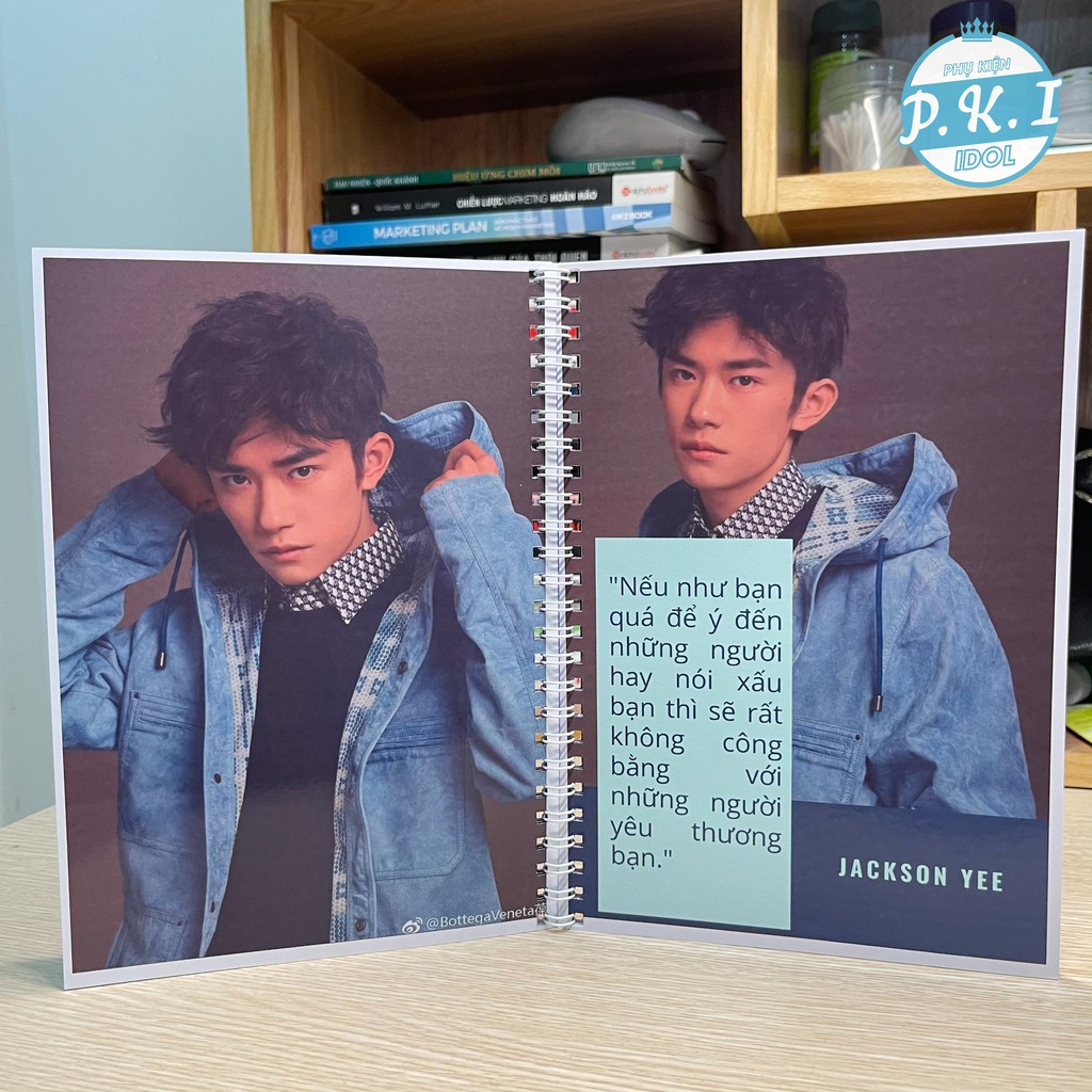 Bộ Photobook Album Ảnh Những Câu Nói Của Chàng Diễn Viên Trẻ Dịch Dương Thiên Tỷ 2021 - QUÀ TẶNG C-POP