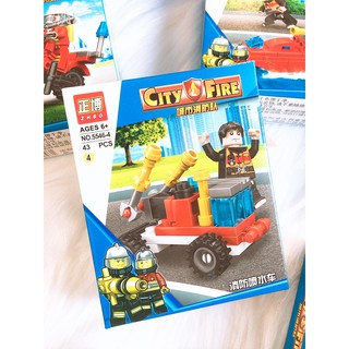 Bộ lắp ráp Lego City từ 30 đến 49 chi tiết (tùy hình), giúp bé thông minh, phát triển trí não cho bé. mã 5546