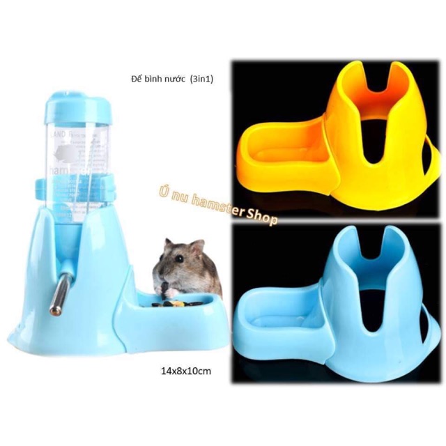 Đế bình nước Hamster 3in1