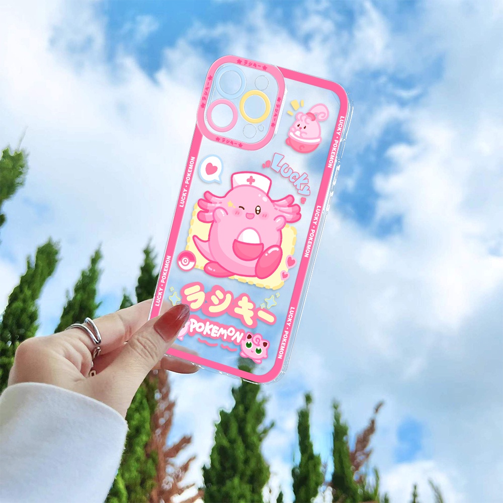 Ốp Điện Thoại Tpu Mềm Chống Sốc In Hình Pokemon Cho iPhone 11 12 13 pro max XS X XR XSMax 7 8 6 6s plus SE 2020