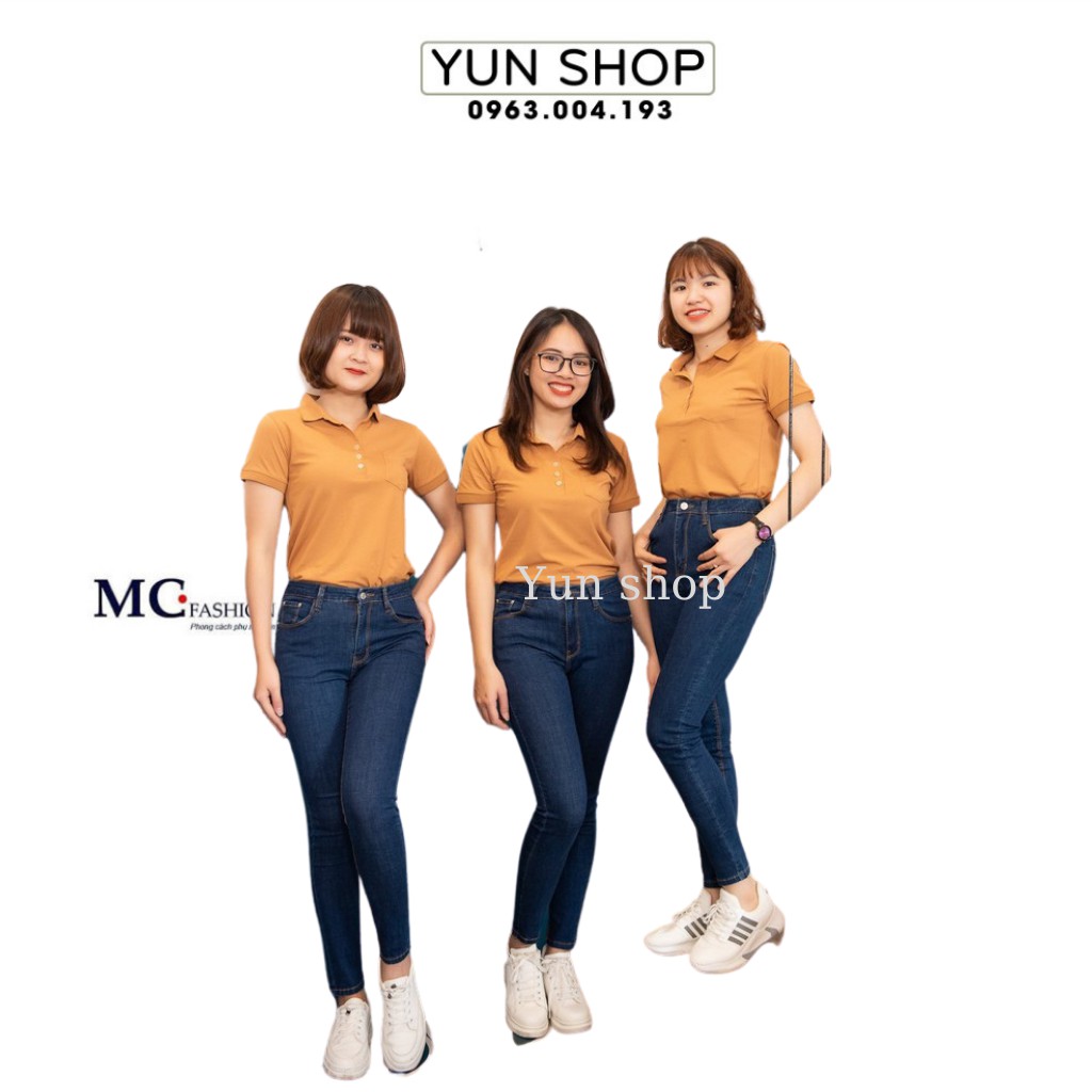 Aó phông nữ polo- Áo phông nữ cổ bẻ thời trang MC fashion AP206