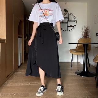 Chân Váy Đen Lưng Cao Thiết Kế Xẻ Quyến Rũ Cho Nữ