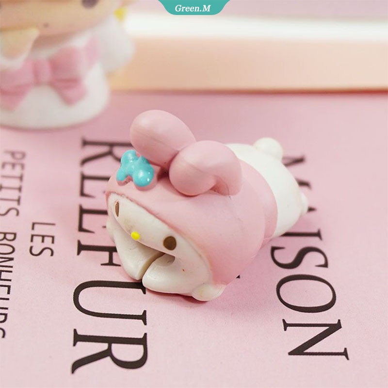 Phụ Kiện Bảo Vệ Đầu Dây Cáp Sạc Usb Hình Kuromi Melody Dễ Thương