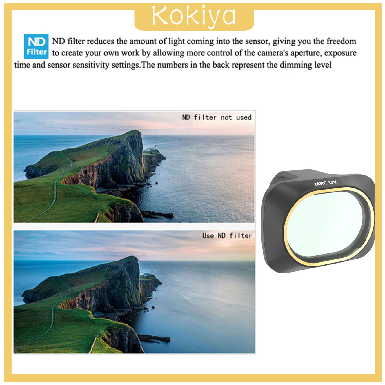 [KOKIYA]High Quality CPL/ND Lens Filter Fit for Mavic Mini Drone Accessories