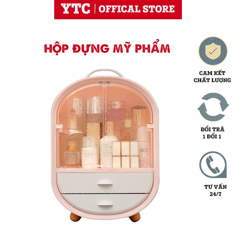 [Mã LIFEHLDEC giảm 10% đơn 99k] Hộp Đựng Mỹ Phẩm Cao Cấp, Tủ Mỹ Phẩm Cực Dễ Thương.(PNMP8)