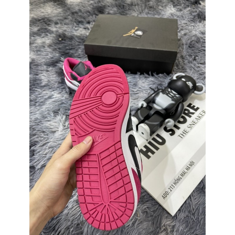 (like au) Giầy thể thao cổ ngắn black pink low hồng đen binz HOT(ảnh thật + full size)