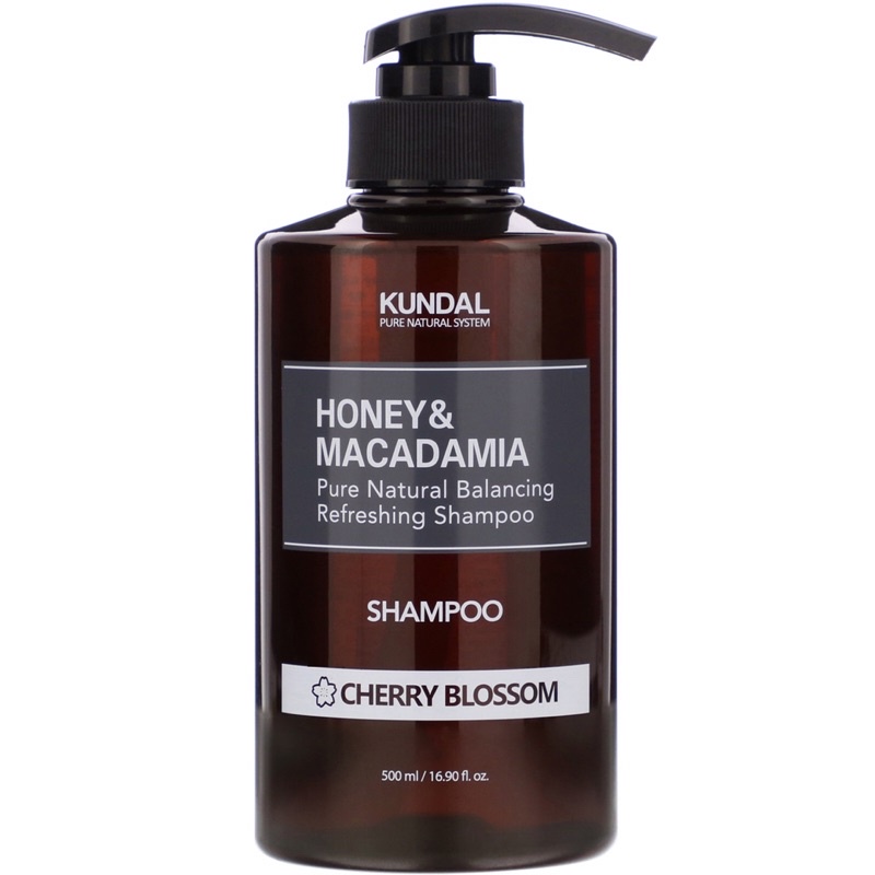 Dầu Gội Kundal Honey & Macadamia Shampoo - Cherry Blossom Hương Hoa Anh Đào 500ml