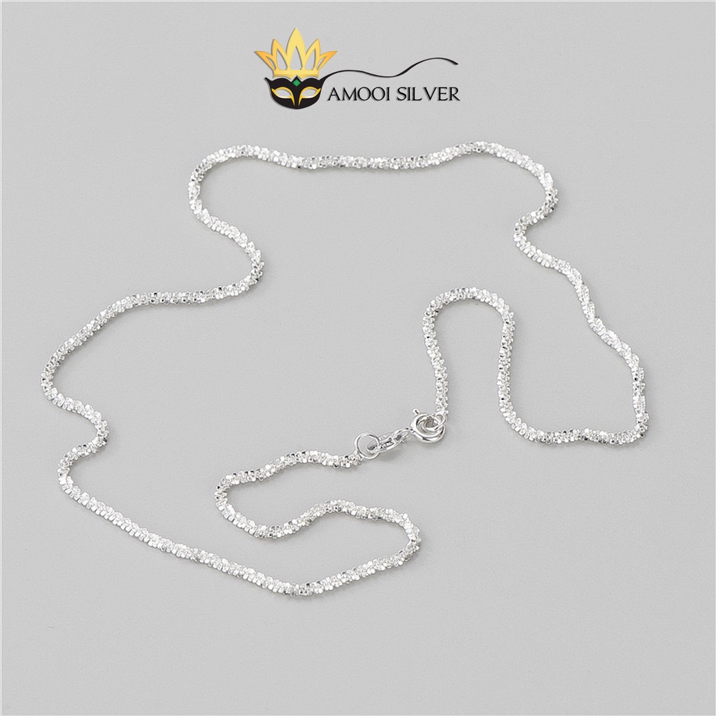 Dây chuyền bạc S925 sequin - Amooi Silver AD176