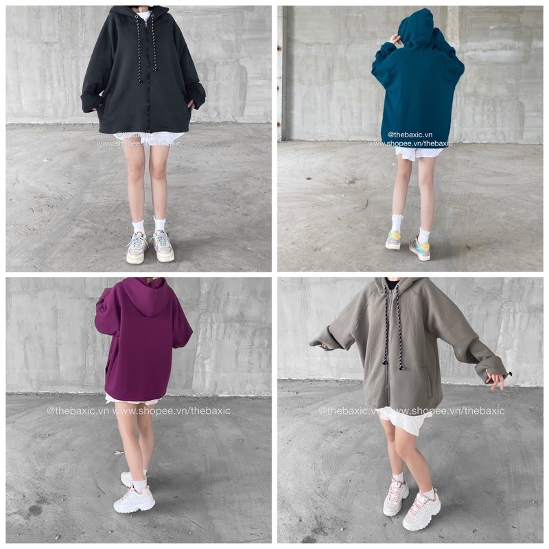 Áo Khoác Oversize nỉ ( CÓ MÀU MỚI )