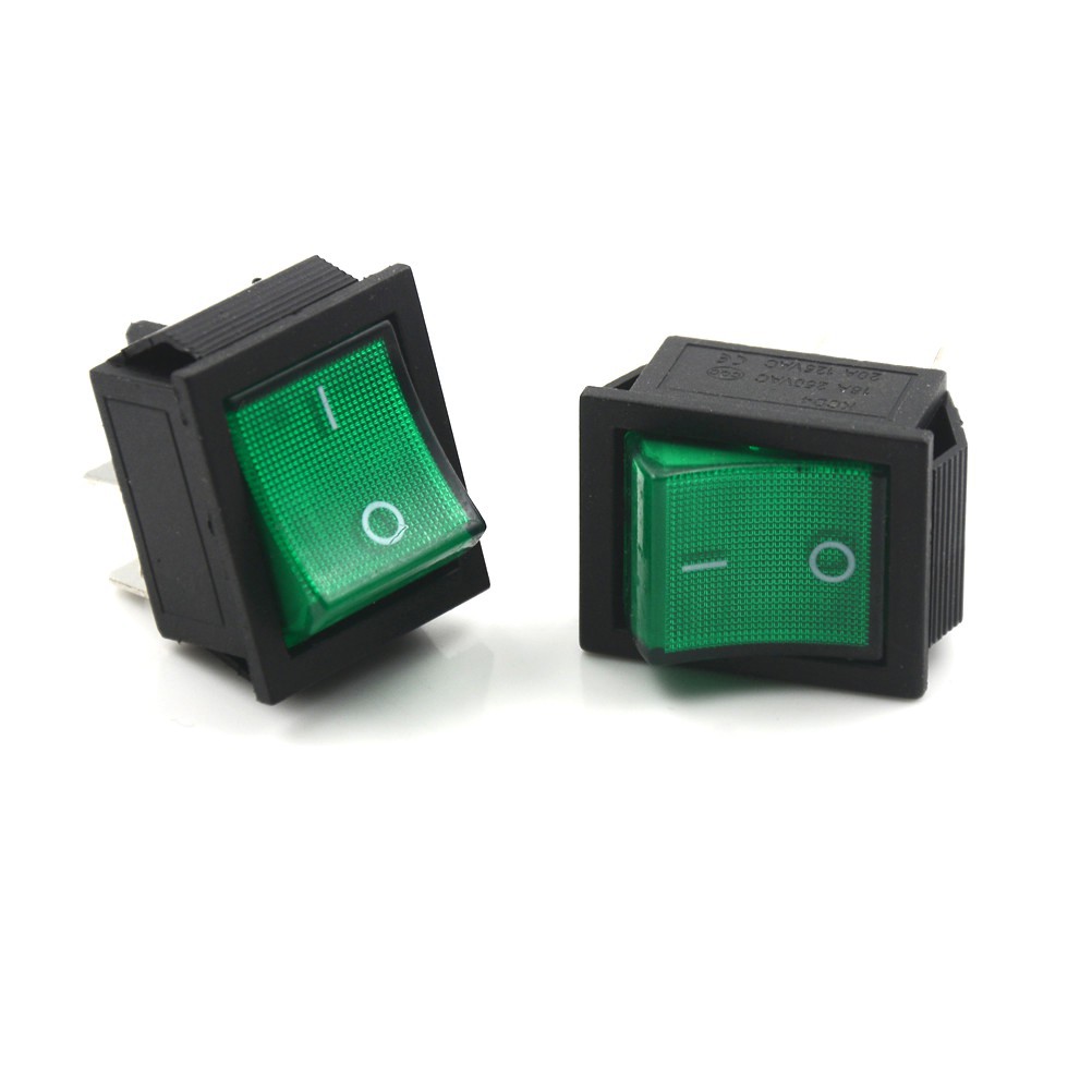 Set 5 Công Tắc Đèn 4 Chấu ON / OFF 2 Vị Trí 16A / 250V KCD4-201