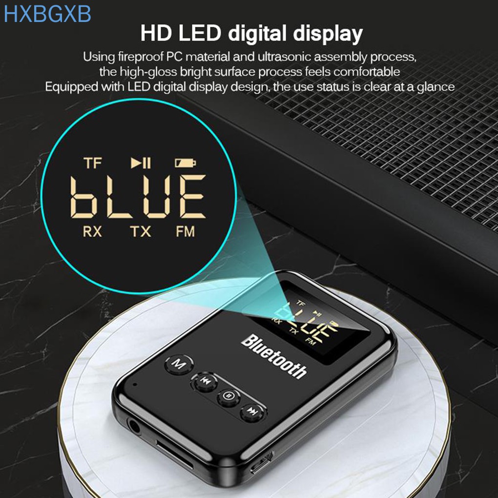 Thiết Bị Truyền Nhận Âm Thanh Bluetooth 5.0 2 Trong 1 Chuyên Dụng Cho Xe Hơi | BigBuy360 - bigbuy360.vn